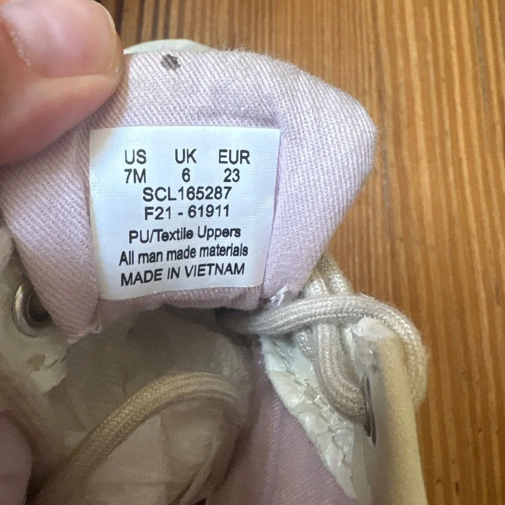 Sperry Saltwater Duck Boots Kids White Shimmer Waterproof Rain Boots SIZE 7M